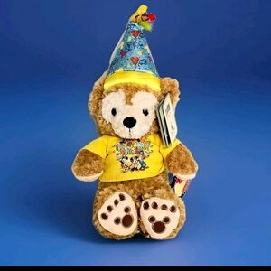 New Disney Parks Duffy HAPPY BIRTHDAY Bear Mickey Plush Limited Edition Retired
